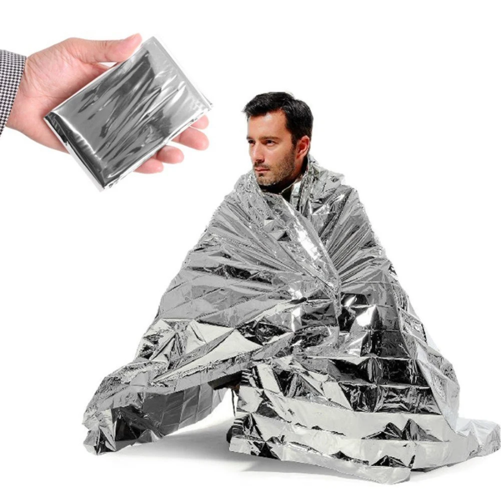 Emergency Blanket Outdoor Survive First Aid Military Rescue Kit Windproof Waterproof Foil Thermal Blanket for Camping Hiking
Emergency Blanket Outdoor Survive First Aid Military Rescue Kit Windproof Waterproof Foil Thermal Blanket for Camping Hiking