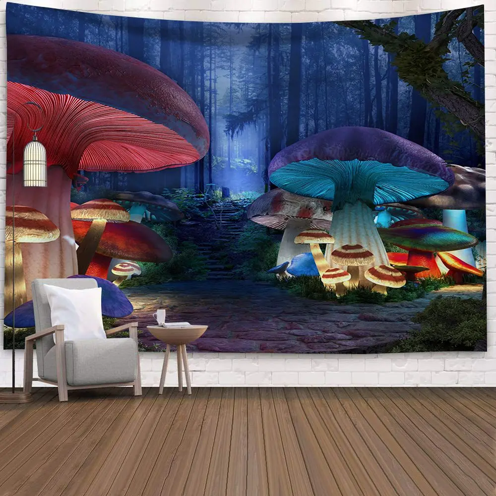 Drop Shipping Psychedelic Mushroom Series Tapestry Wall Hanging Forest Scenery Room Decoration Wall Blanket Bohemian Tapestries
Drop Shipping Psychedelic Mushroom Series Tapestry Wall Hanging Forest Scenery Room Decoration Wall Blanket Bohemian Tapestries