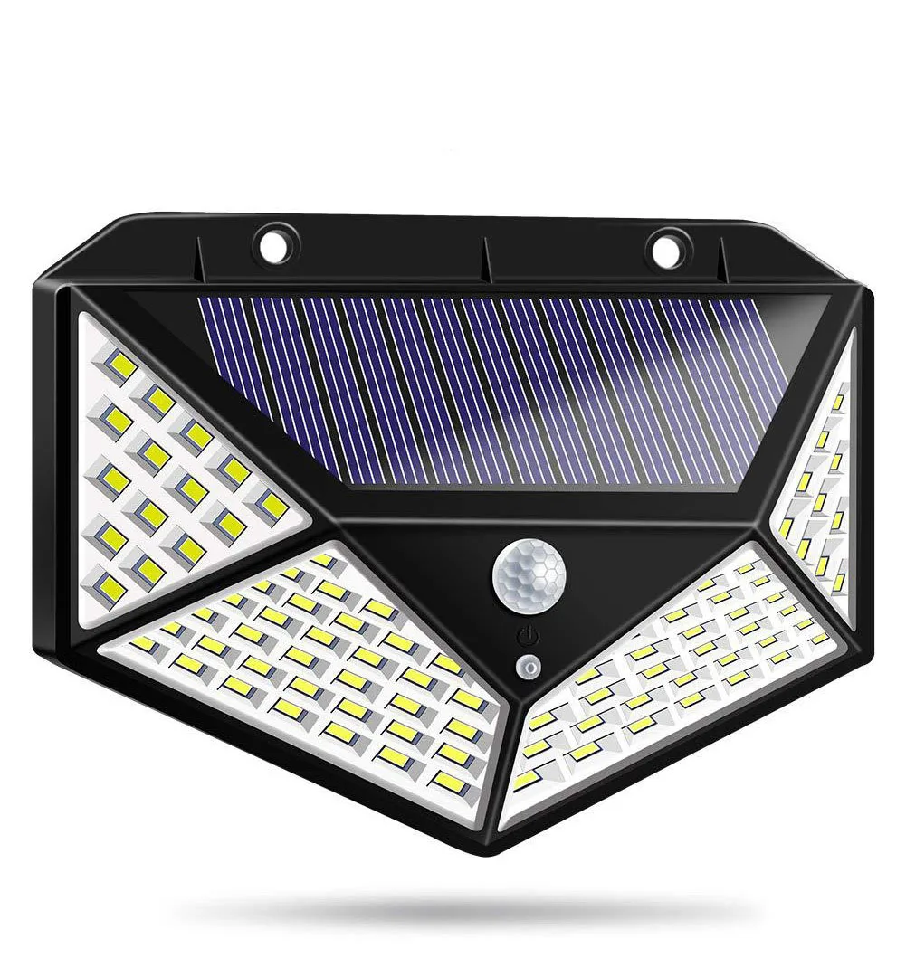 Модернизированная версия 100LED Солнечный свет индукция человеческого тела с