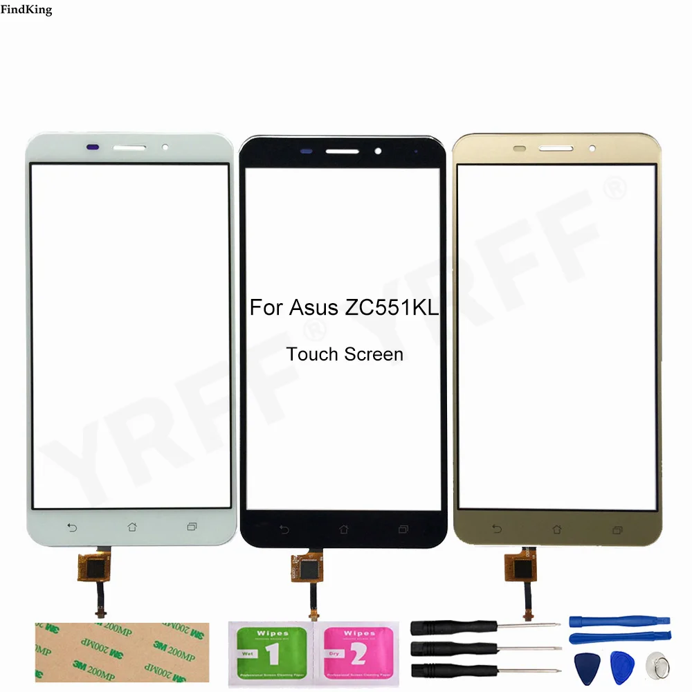 Сенсорный экран с цифровым преобразователем для Asus Zenfone 3 Laser ZC551KL сенсорная