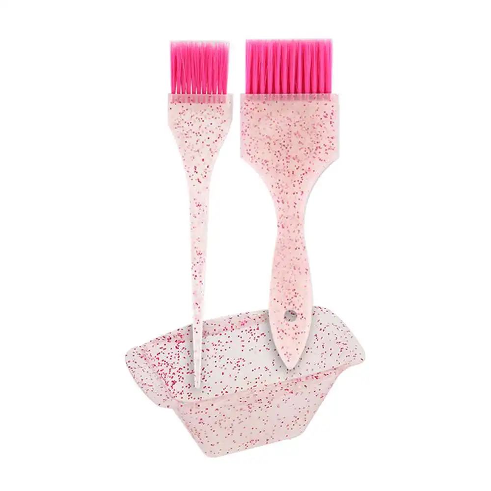 Non-slip Handle Dyeing Hair Brush Bowl Kit Hairdressing Styling Tool Reusable 
Non-slip Handle Dyeing Hair Brush Bowl Kit Hairdressing Styling Tool Reusable