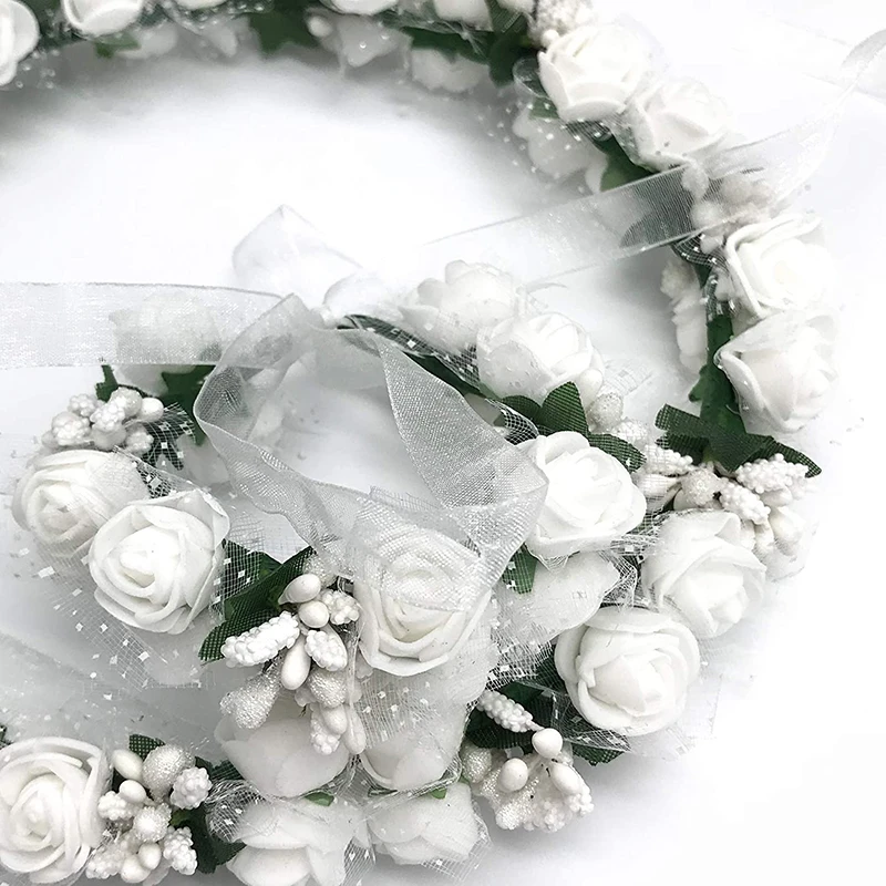 Artificial Flowers Wreath Women with Adjustable Garlands Wedding Hair Headband Floral Wreath
Artificial Flowers Wreath Women with Adjustable Garlands Wedding Hair Headband Floral Wreath