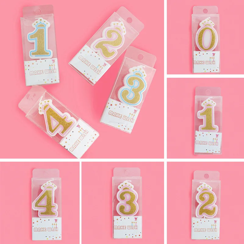 1PC Crown Number Birthday Paper Cake Candle Kids Birthday Party Wedding Cake Candle Favor Supplies Cake Decorations
1PC Crown Number Birthday Paper Cake Candle Kids Birthday Party Wedding Cake Candle Favor Supplies Cake Decorations