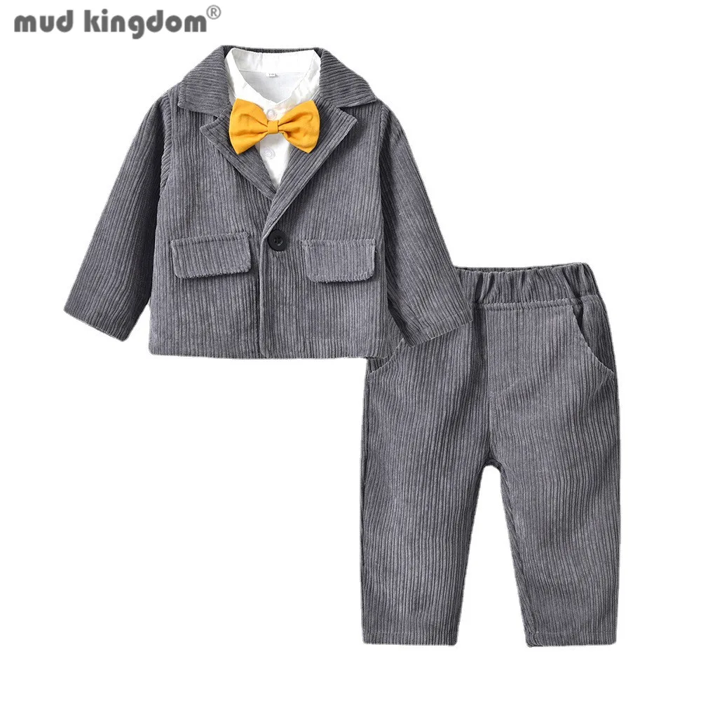 Mudkingdom Toddler Boys Gentleman Clothes 3Pcs Corduroy Button Solid Coats and Shirts and Pants Outfits for Kids Party Set
Mudkingdom Toddler Boys Gentleman Clothes 3Pcs Corduroy Button Solid Coats and Shirts and Pants Outfits for Kids Party Set