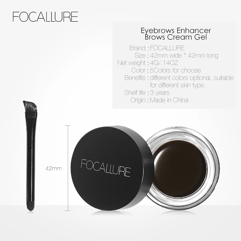 Makeup Eyes Comestic Waterproof Eyebrow Gel Long Lasting Tint Shade Eyebrow Cream Cosmetic Eye Brow Makeup Set and Brush Make Up
Makeup Eyes Comestic Waterproof Eyebrow Gel Long Lasting Tint Shade Eyebrow Cream Cosmetic Eye Brow Makeup Set and Brush Make Up
