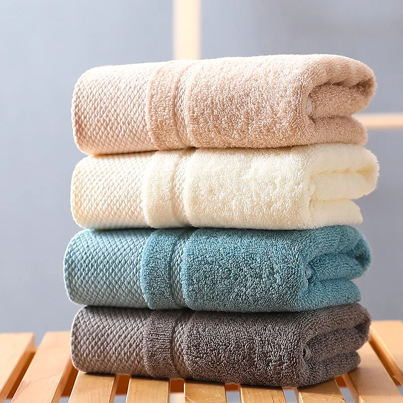 

100% Combed Cotton 40-ply Towels Set Solid Bath Towel Soft Face Towel for Adults Washcloths Highly Absorbent Towels Bathroom
