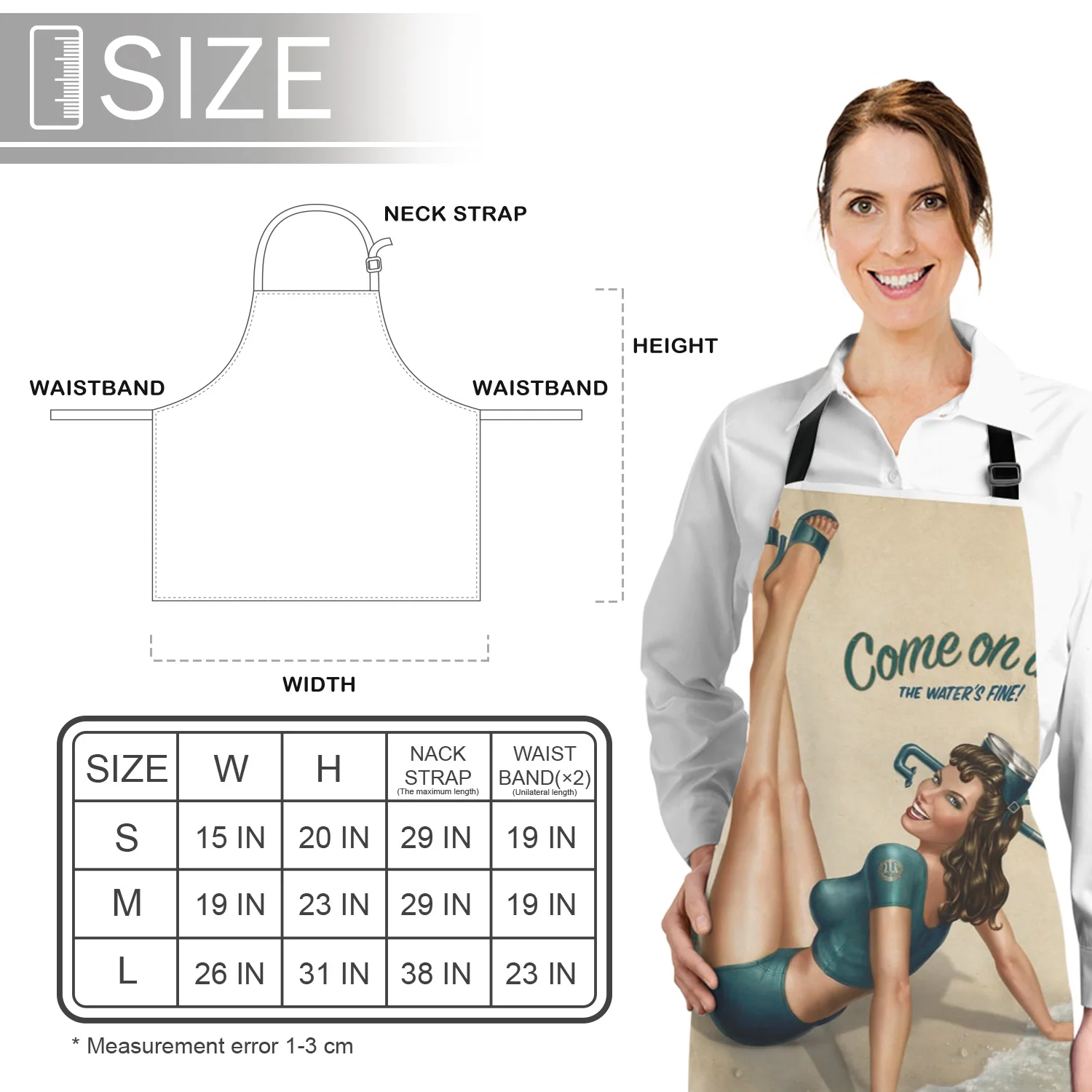 Kitchen Apron Vintage Pin Up Girls Sleeveless Canvas Aprons for Men Women Home Cleaning Tools
Kitchen Apron Vintage Pin Up Girls Sleeveless Canvas Aprons for Men Women Home Cleaning Tools