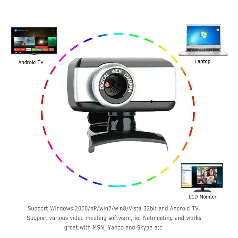 Zoom Webcam With Mic USB 2.0 HD Web Camera+Microphone For Desktop/Laptop/PC/Mac Webcam Camera
Zoom Webcam With Mic USB 2.0 HD Web Camera+Microphone For Desktop/Laptop/PC/Mac Webcam Camera