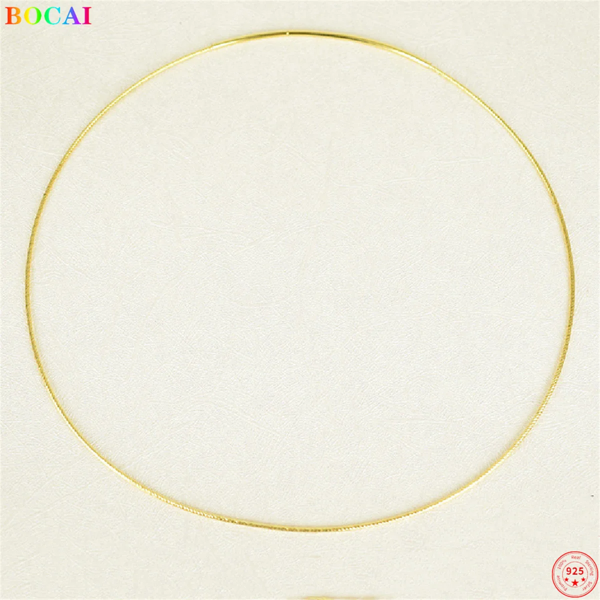 BOCAI S925 Sterling Silver Necklace for Women Invisible Buckle Color Woven-chain Pure Argentum Neck Jewelry Mother Lover's Gift
BOCAI S925 Sterling Silver Necklace for Women Invisible Buckle Color Woven-chain Pure Argentum Neck Jewelry Mother Lover's Gift