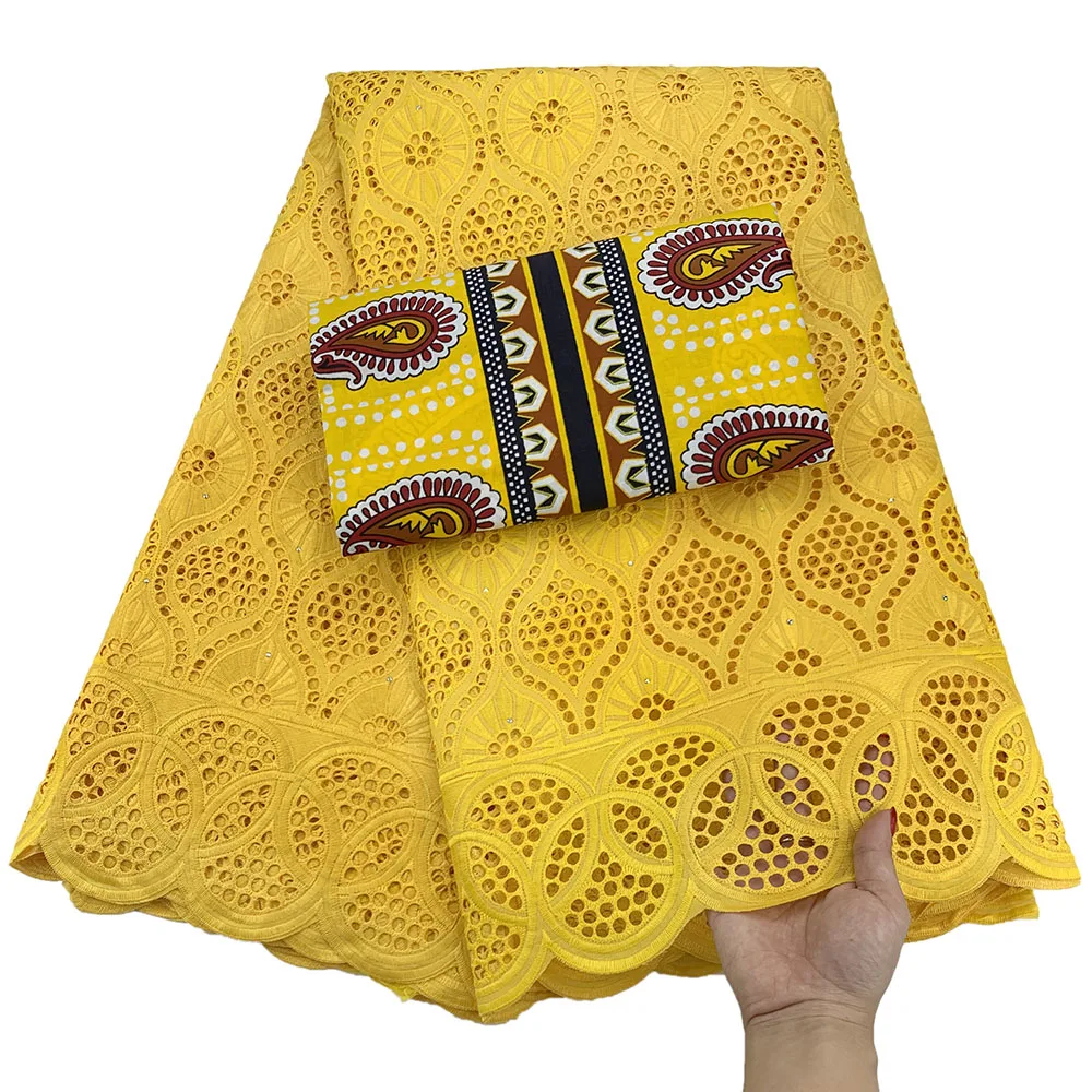 Newest embroidery swiss voile lace fabric 2.5+3 yards wax fabric High quality african cotton lace fabric for party dress
Newest embroidery swiss voile lace fabric 2.5+3 yards wax fabric High quality african cotton lace fabric for party dress