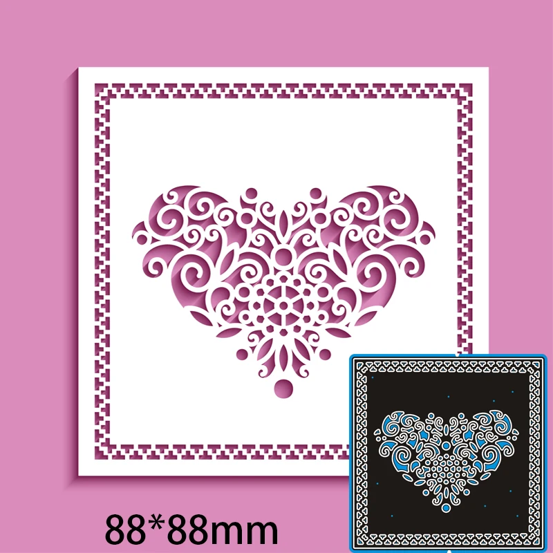 Металлические Вырубные штампы, полый цветок, сердце, сетка, новый фотошаблон, тиснение, сделай сам, бумажная карточка, рукоделие 88*88 мм
Металлические Вырубные штампы, полый цветок, сердце, сетка, новый фотошаблон, тиснение, сделай сам, бумажная карточка, рукоделие 88*88 мм