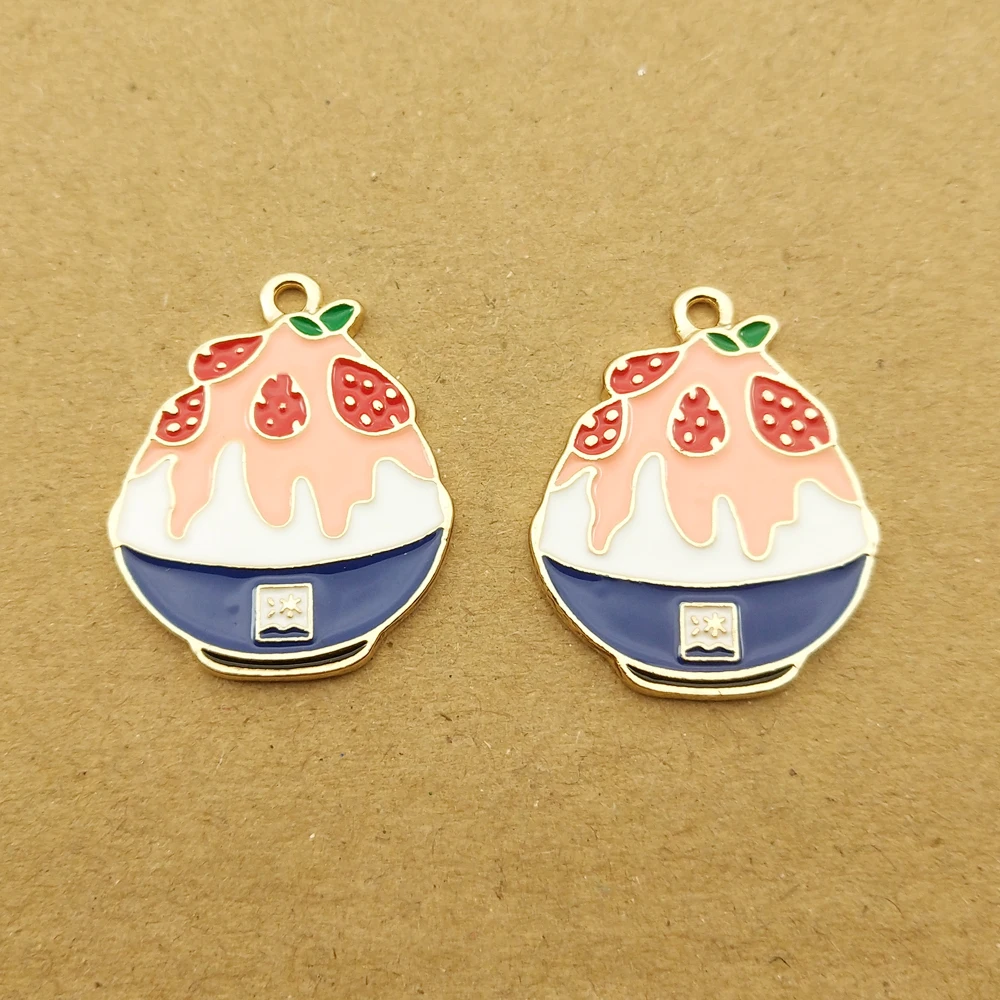 10pcs 20x25mm enamel ice cream charm for jewelry making cute earring pendant bracelet necklace charms diy charm
10pcs 20x25mm enamel ice cream charm for jewelry making cute earring pendant bracelet necklace charms diy charm
