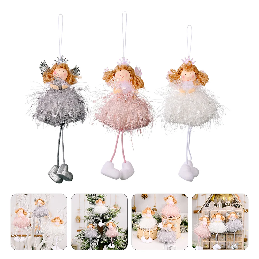 3pcs Creative Girl Shape Doll Decors Lovely Festival Pendants Christmas Gifts
3pcs Creative Girl Shape Doll Decors Lovely Festival Pendants Christmas Gifts