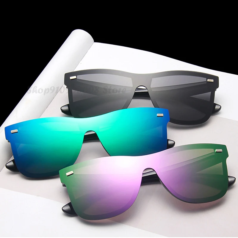 New Fashion Sunglasses One piece Trend Personality Eyeglass Brand Design Protection Reflective Frameless Sunglassess UV400
New Fashion Sunglasses One piece Trend Personality Eyeglass Brand Design Protection Reflective Frameless Sunglassess UV400
