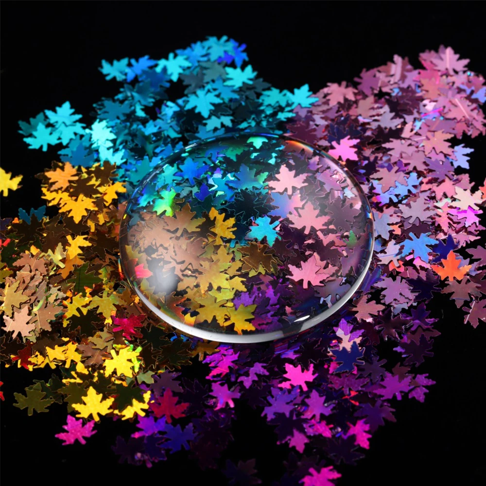 10g Holographic Maple Leaf Glitter Flakes Nail Sequins Silicone Resin Epoxy Molds Multicolor Sheet For DIY Art Crafts Fillings
10g Holographic Maple Leaf Glitter Flakes Nail Sequins Silicone Resin Epoxy Molds Multicolor Sheet For DIY Art Crafts Fillings