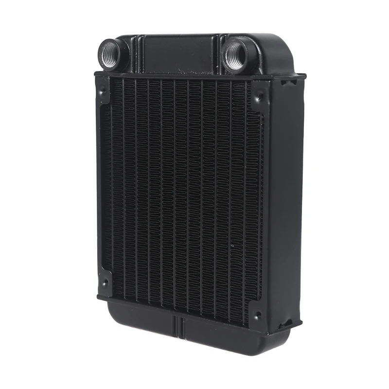 67JA G1/4 Thread 120mm PC Water Heat Exchanger Computer Aluminum Heat Radiator Heat Sink for Computer Water Cooling System
67JA G1/4 Thread 120mm PC Water Heat Exchanger Computer Aluminum Heat Radiator Heat Sink for Computer Water Cooling System