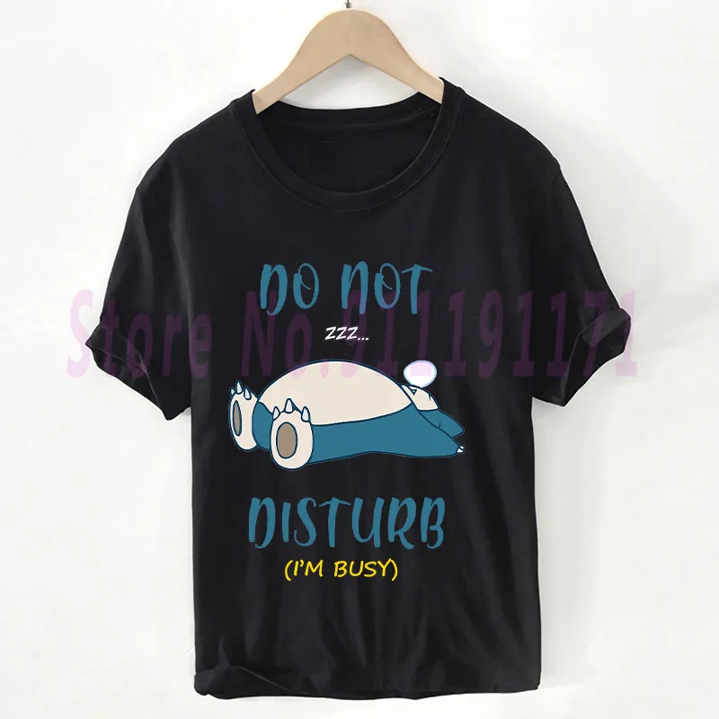 Cute Snorlax Don't Disturb t shirt Unisex I'll do it Tomorrow T-shirt Lazy Cartoons Tops Tees 100% Cotton Female Man Pluse Size
Cute Snorlax Don't Disturb t shirt Unisex I'll do it Tomorrow T-shirt Lazy Cartoons Tops Tees 100% Cotton Female Man Pluse Size