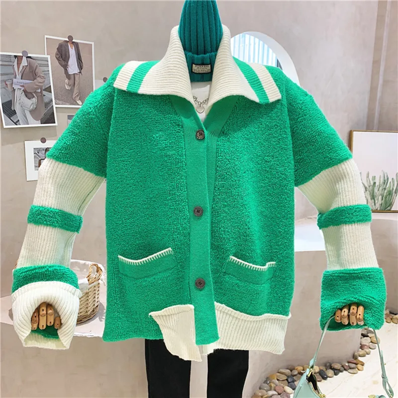 Новые женские платья 2021, Осень-зима, Свободный кардиган с длинным рукавом, свитер, средней длины, пальто, женская блуза
Новые женские платья 2021, Осень-зима, Свободный кардиган с длинным рукавом, свитер, средней длины, пальто, женская блуза