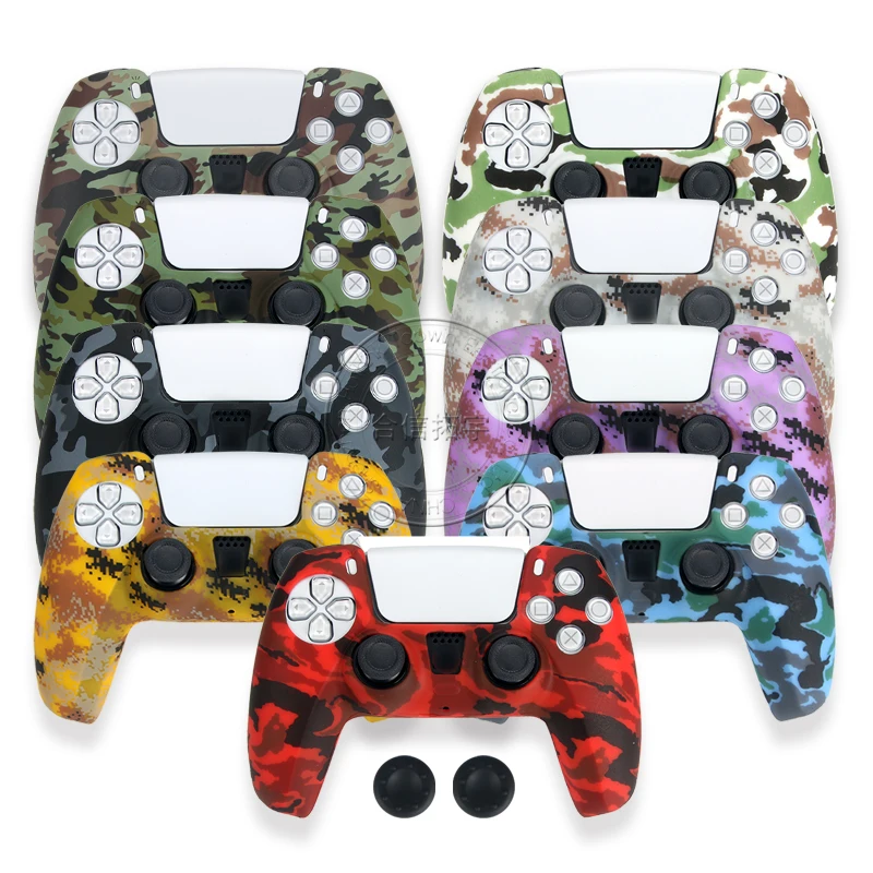 HOTHINK 1set Water Transfer Printing Silicone Case with Thumb Caps for PS5 Controller Anti-slip Cover Skin for PlayStation 5
HOTHINK 1set Water Transfer Printing Silicone Case with Thumb Caps for PS5 Controller Anti-slip Cover Skin for PlayStation 5