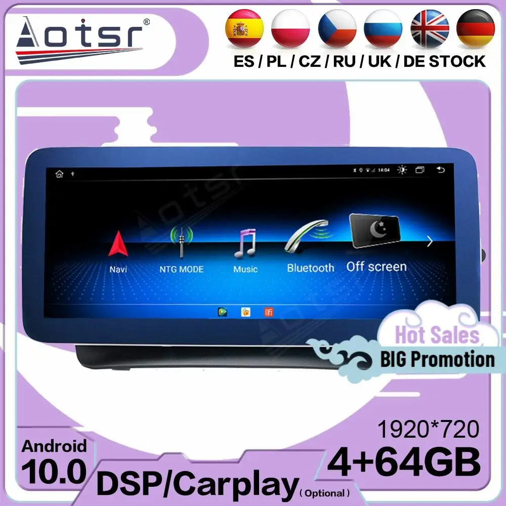 RHD Carplay Android For Mercedes Benz E Class W212 E200 E230 E260 E300 S212 2010 2011 2012 2013 2014 2015 2016 Radio Head Unit
RHD Carplay Android For Mercedes Benz E Class W212 E200 E230 E260 E300 S212 2010 2011 2012 2013 2014 2015 2016 Radio Head Unit