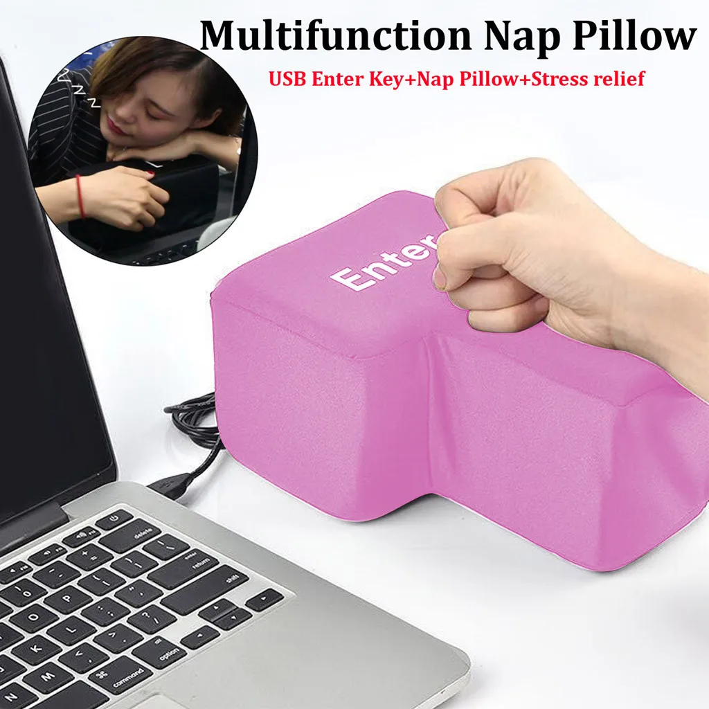 USB Enter Key Anti-Stress Button Decompression Computer Relief Super Size Pillows Button Desktop Pillow For Home Office 506#2
USB Enter Key Anti-Stress Button Decompression Computer Relief Super Size Pillows Button Desktop Pillow For Home Office 506#2