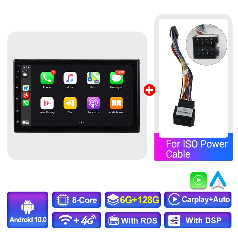Автомагнитола на Android 10 DSP, мультимедийный DVD-плеер для универсального сенсорного экрана ISO, стерео, BT, GPS-навигация, авто
Автомагнитола на Android 10 DSP, мультимедийный DVD-плеер для универсального сенсорного экрана ISO, стерео, BT, GPS-навигация, авто