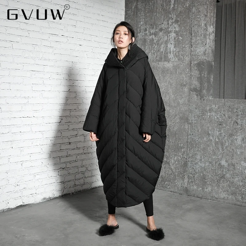 GVUW Winter Coat Bat Sleeved Fashion Style Loose Causal Trend Womens Super Long Super Plus Size Down Jacket Hood Parkas
GVUW Winter Coat Bat Sleeved Fashion Style Loose Causal Trend Womens Super Long Super Plus Size Down Jacket Hood Parkas