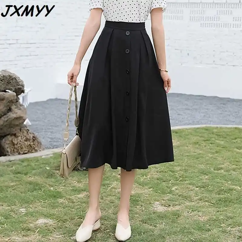 ICCLEK 2021 Fashion New Spring And Summer Casual All-Match High-Waist A-Line Woven Skirt Elegant Women's Clothin
ICCLEK 2021 Fashion New Spring And Summer Casual All-Match High-Waist A-Line Woven Skirt Elegant Women's Clothin