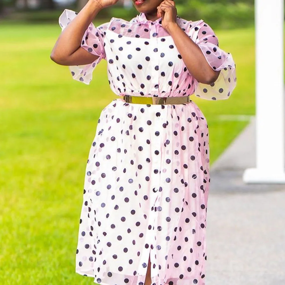 Women Dresses Summer Short Sleeve Dot Female Dresses Female Women Dresses Women Hollow Out Mesh Dresses
Women Dresses Summer Short Sleeve Dot Female Dresses Female Women Dresses Women Hollow Out Mesh Dresses