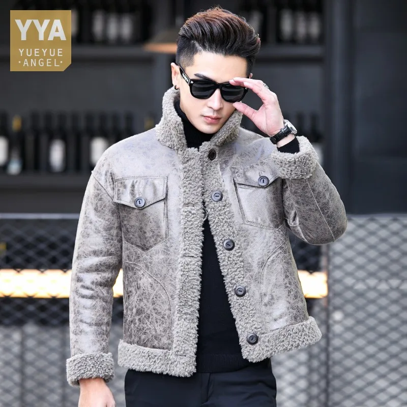Winter Men Thick Warm Real Fur Jacket Single Breasted Reversible Wool Overcoat Short Lambswool Business Casual Outwear Coat 5XL
Winter Men Thick Warm Real Fur Jacket Single Breasted Reversible Wool Overcoat Short Lambswool Business Casual Outwear Coat 5XL