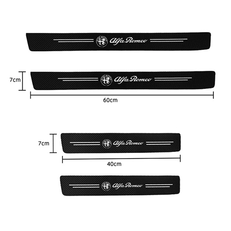 4 Pcs Carbon Fiber Door Sticker Leather Sill Plate Logo Protective Sticker For Alfa Romeo 156 147 Accessories
4 Pcs Carbon Fiber Door Sticker Leather Sill Plate Logo Protective Sticker For Alfa Romeo 156 147 Accessories