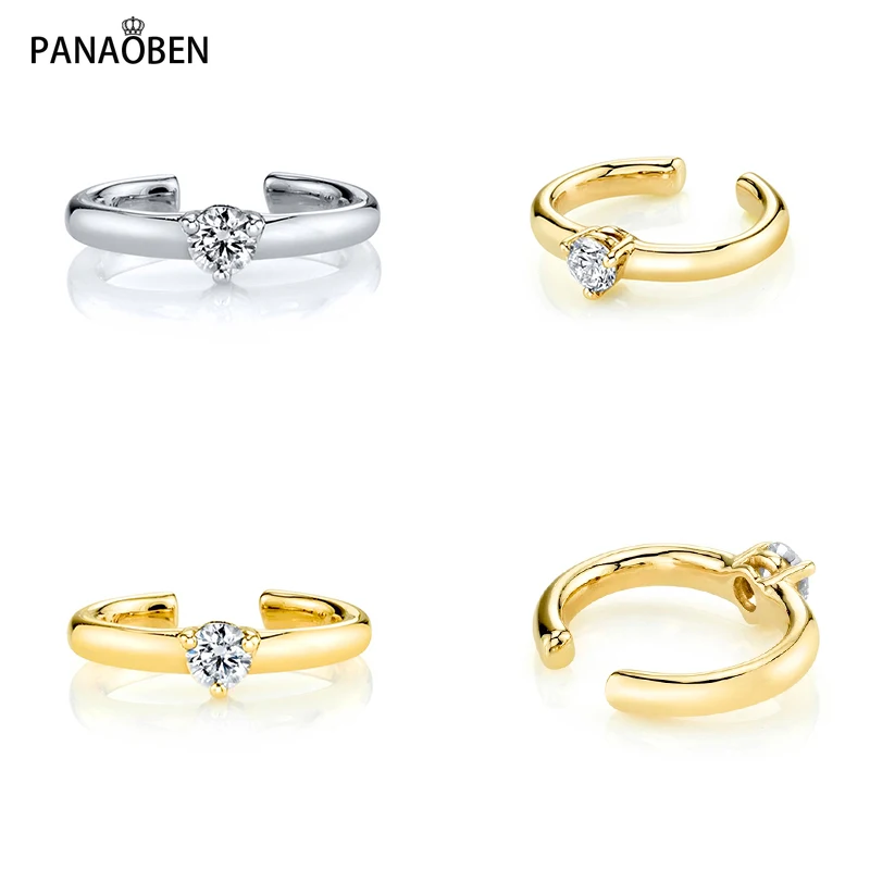 Женские серьги-Клипсы из серебра 925 пробы с цирконом 
Женские серьги-Клипсы из серебра 925 пробы с цирконом