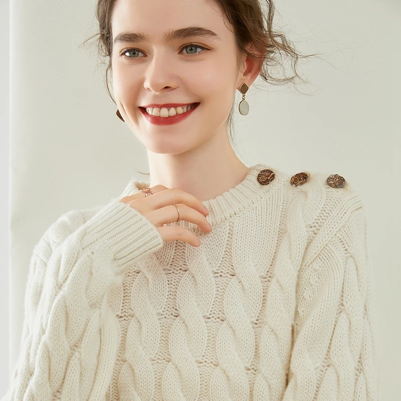 Hot Sale Soft New Fashion O-Neck Double Thickening Loose Cashmere Sweater Bottoming Women Sexy and Pullovers Ladies
Hot Sale Soft New Fashion O-Neck Double Thickening Loose Cashmere Sweater Bottoming Women Sexy and Pullovers Ladies