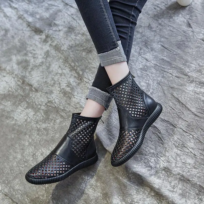 2021 New Style Women's Ankle Boots Mesh Breathable Zipper Women Boots Hollow Out Heel Thick Bottom Summer Comfortable NVXUE63
2021 New Style Women's Ankle Boots Mesh Breathable Zipper Women Boots Hollow Out Heel Thick Bottom Summer Comfortable NVXUE63