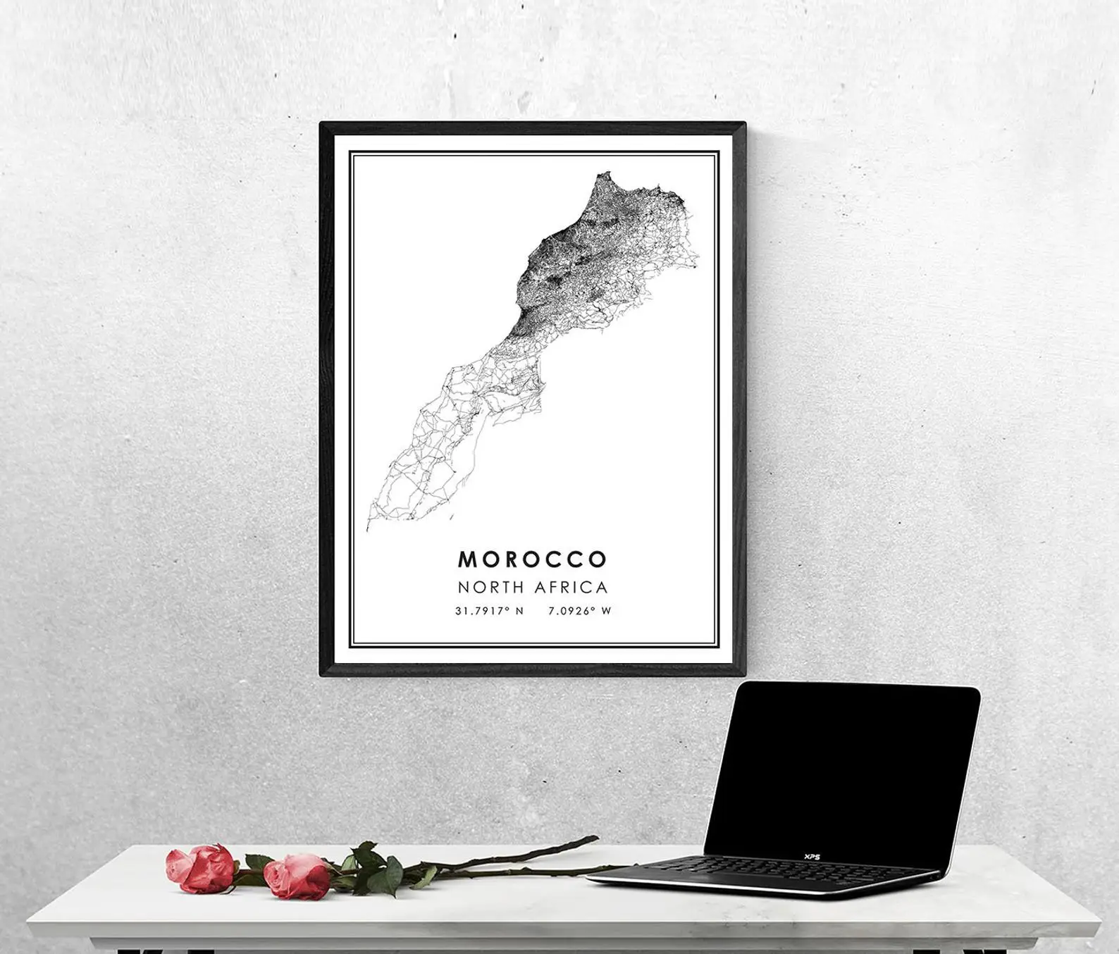 Morocco map print poster canvas | Morocco Street map | Morocco city map print poster canvas
Morocco map print poster canvas | Morocco Street map | Morocco city map print poster canvas