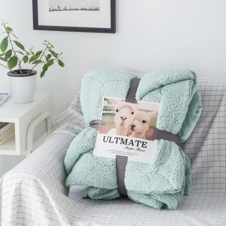 Double Layer Lamb Wool Blanket Solid Color Thick Flannel Winter Double-sided Children's Blankets Gift
Double Layer Lamb Wool Blanket Solid Color Thick Flannel Winter Double-sided Children's Blankets Gift