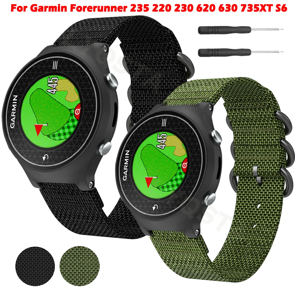 Ремешок нейлоновый для смарт-часов Garmin Forerunner 235 220 230 620 630 735XT S6
Ремешок нейлоновый для смарт-часов Garmin Forerunner 235 220 230 620 630 735XT S6