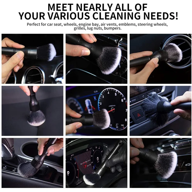 Car Super Soft Detail Brush, Comfortable Grip and Scratch-Free Cleaning, Beauty Eye Shadow Brush,Wheel Brush
Car Super Soft Detail Brush, Comfortable Grip and Scratch-Free Cleaning, Beauty Eye Shadow Brush,Wheel Brush