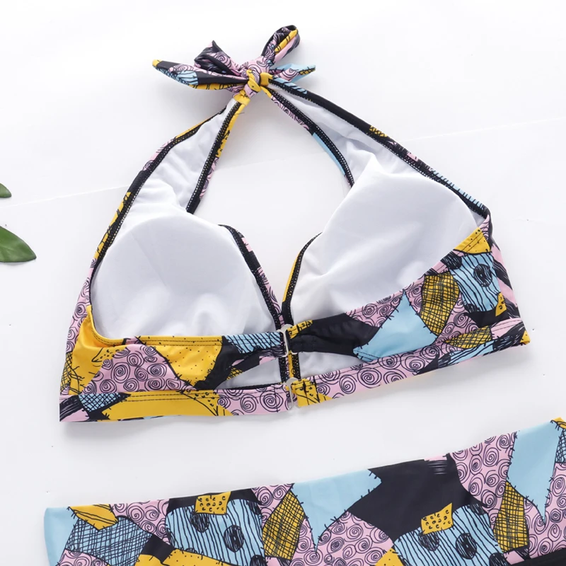XL-4XL Plus Size Halter Swimwear Large Size Print Push Up Bikini Set Women 2020 High Waist Swimsuits Female Bathing Sui
XL-4XL Plus Size Halter Swimwear Large Size Print Push Up Bikini Set Women 2020 High Waist Swimsuits Female Bathing Sui