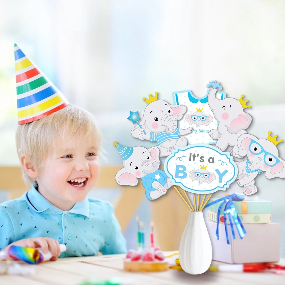 24pcs Blue Elephant It's A Boy Gender Reveal Party Baby Shower Party Photo Booth Props Bottle Props Happy Birthday Decorations
24pcs Blue Elephant It's A Boy Gender Reveal Party Baby Shower Party Photo Booth Props Bottle Props Happy Birthday Decorations