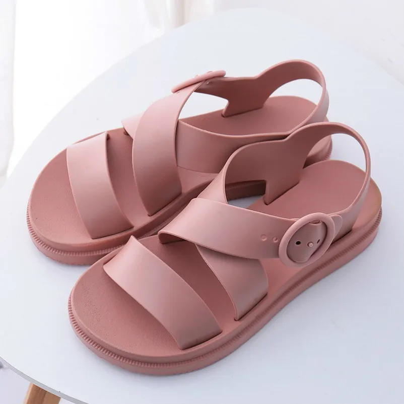 2020 Fashion Gladiator Open Lace Buckle Soft Jelly Sandals Female Casual Summer Flat Platform For Girls Beach Shoes
2020 Fashion Gladiator Open Lace Buckle Soft Jelly Sandals Female Casual Summer Flat Platform For Girls Beach Shoes