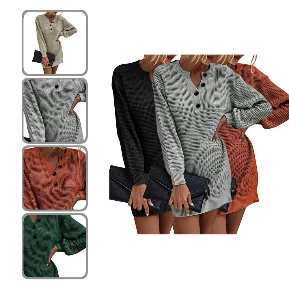 Great Sweater Dress Buttons Above Knee Sweet Women Dress Spring Dress Autumn Sweater Dress
Great Sweater Dress Buttons Above Knee Sweet Women Dress Spring Dress Autumn Sweater Dress