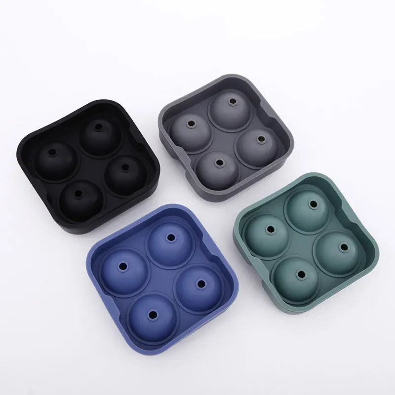 Silicone Four-Hole Ice Hockey Mold Spherical Ice Maker Four-Hole Ice Hockey Combination Ice Box With Lid Bartender Ice Cube Mold
Silicone Four-Hole Ice Hockey Mold Spherical Ice Maker Four-Hole Ice Hockey Combination Ice Box With Lid Bartender Ice Cube Mold