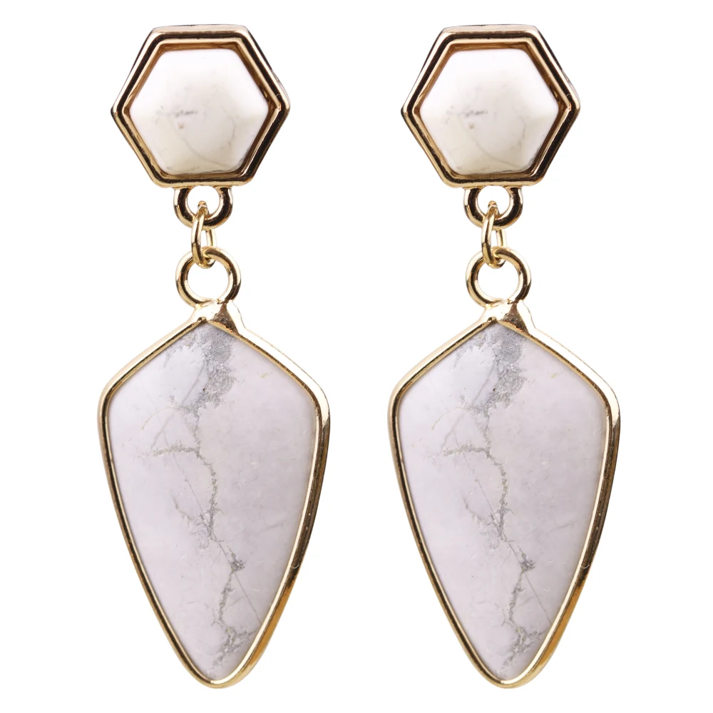 Модные серьги-гвоздики в форме ромба Howlite, золотистые серьги-гвоздики для женщин, ювелирные изделия
Модные серьги-гвоздики в форме ромба Howlite, золотистые серьги-гвоздики для женщин, ювелирные изделия