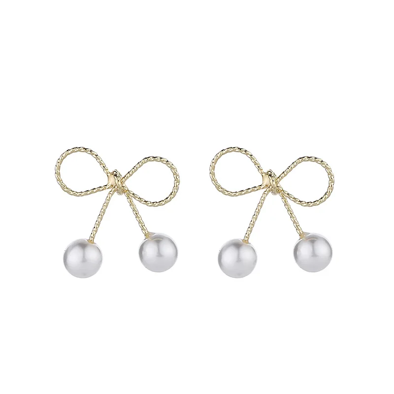 S925 Silver Stud Bow Earrings Simple and Compact Pearl Earrings Non-Piercing Ear Clip for Women Lady Girl
S925 Silver Stud Bow Earrings Simple and Compact Pearl Earrings Non-Piercing Ear Clip for Women Lady Girl