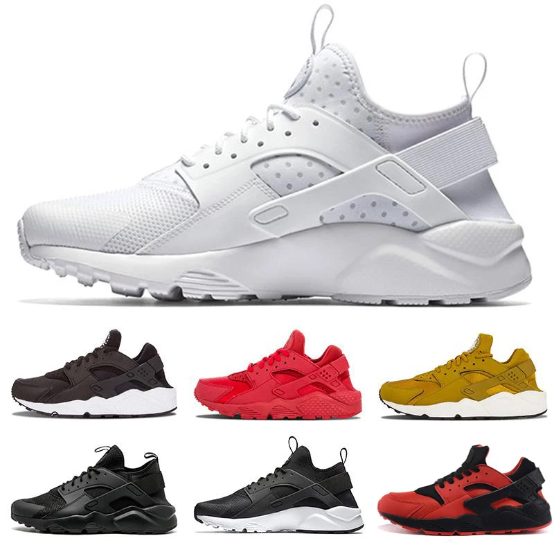 

2021 Huarache 4.0 1.0 Running Shoes Mens Womens triple White black red Rose Huraches Breathe Athletic Sports Sneakers trainers 3