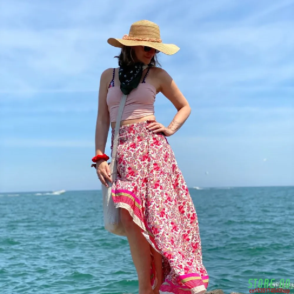 Boho Print Long Skirts Women Bottoms Elastic Waist Gypsy Ethnic Ladies Skirt Female 2021 Spring Summer New Fashion A570 
Boho Print Long Skirts Women Bottoms Elastic Waist Gypsy Ethnic Ladies Skirt Female 2021 Spring Summer New Fashion A570