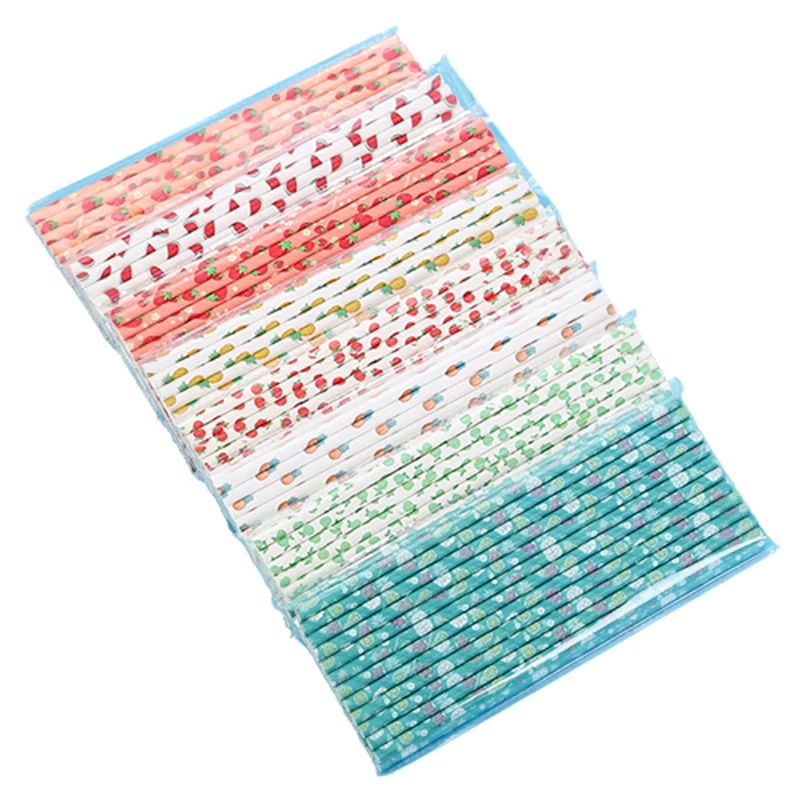 500 Creative Fruit Environmental Colored Paper Straws Pineapple Picture Banquet Drink Straws Disposable Paper Straws
500 Creative Fruit Environmental Colored Paper Straws Pineapple Picture Banquet Drink Straws Disposable Paper Straws