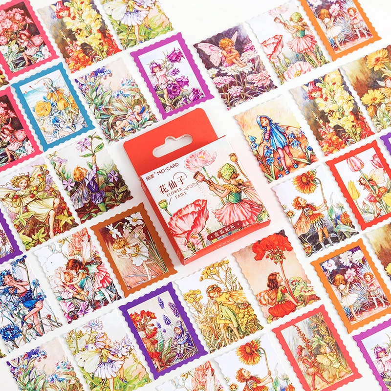 30packs Creative Flower Fairy Series Boxed Stickers Vintage Paper Stickers Seal Label DIY Daily Planner Scrapbooking
30packs Creative Flower Fairy Series Boxed Stickers Vintage Paper Stickers Seal Label DIY Daily Planner Scrapbooking
