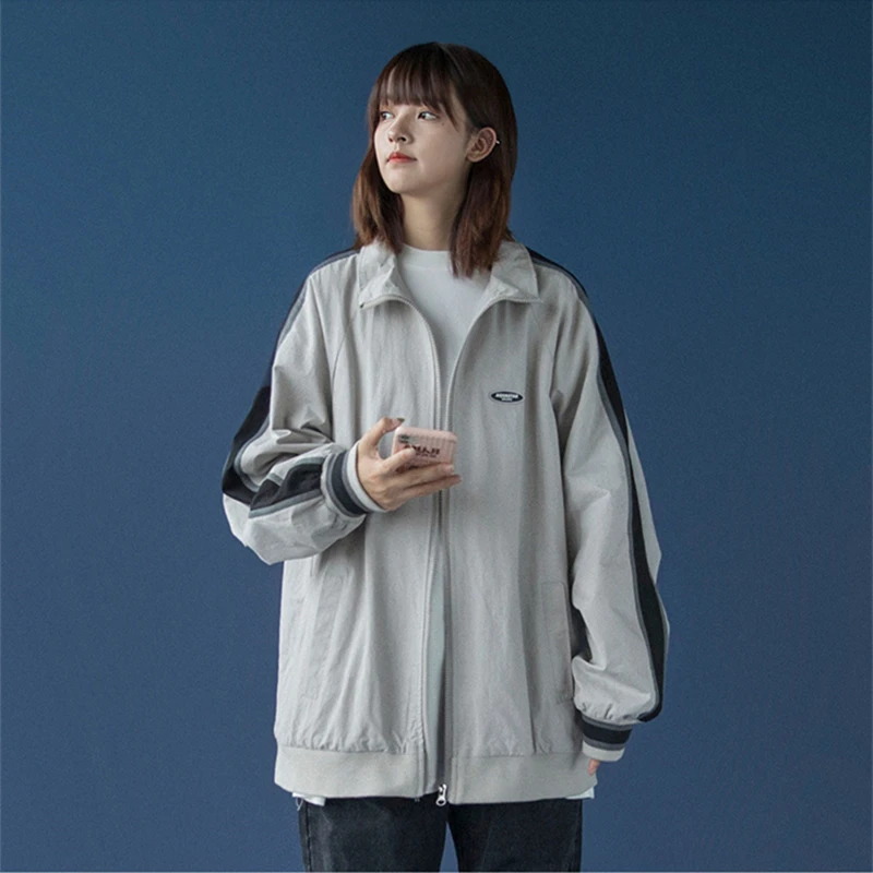 2021 Jacket Female Spring And Autumn New Korean Version Of Loose Patchwork Ins Baseball Uniform Tide Jacket Women Streetwear
2021 Jacket Female Spring And Autumn New Korean Version Of Loose Patchwork Ins Baseball Uniform Tide Jacket Women Streetwear